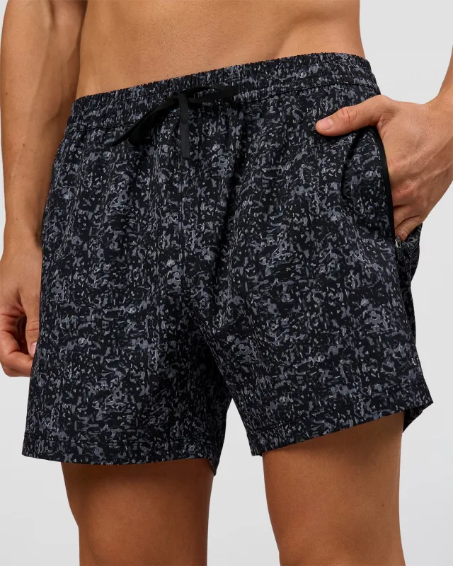 Rep 5" Performance Short - Energy Print Black made by LSKD