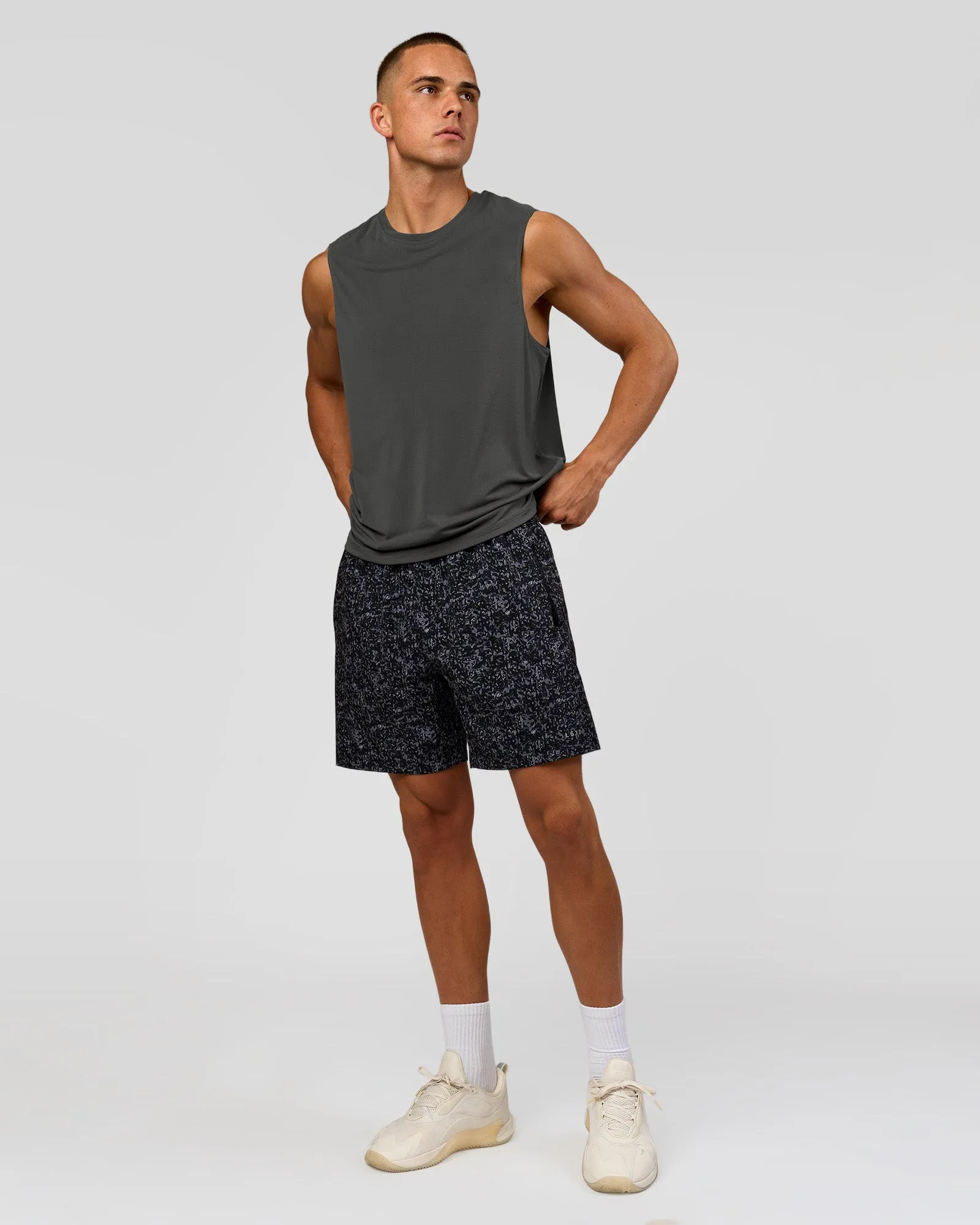 Rep Muscle Training Tank - Dark Storm sold by LSKD product image thumbnail 3