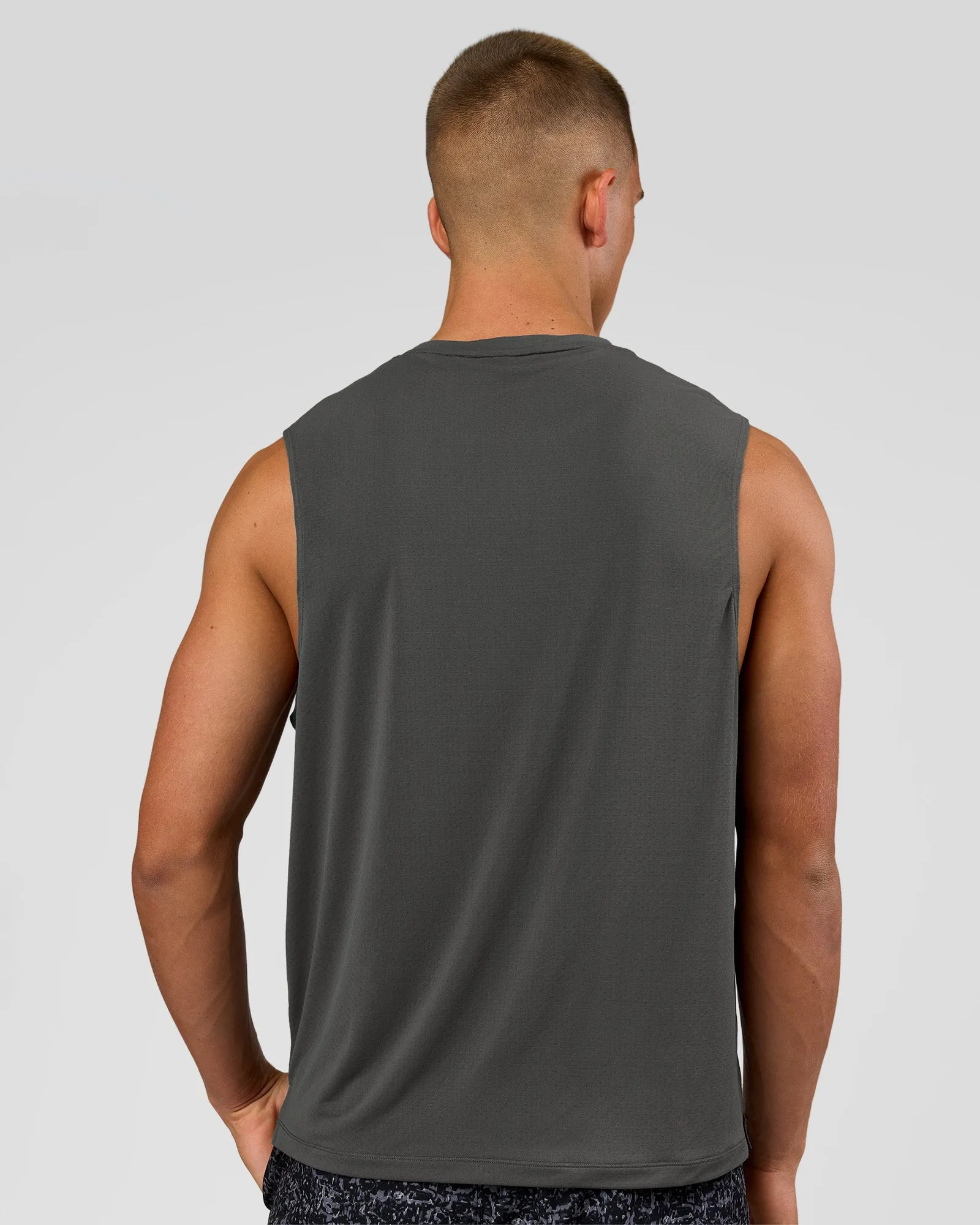 Rep Muscle Training Tank - Dark Storm sold by LSKD product image thumbnail 5
