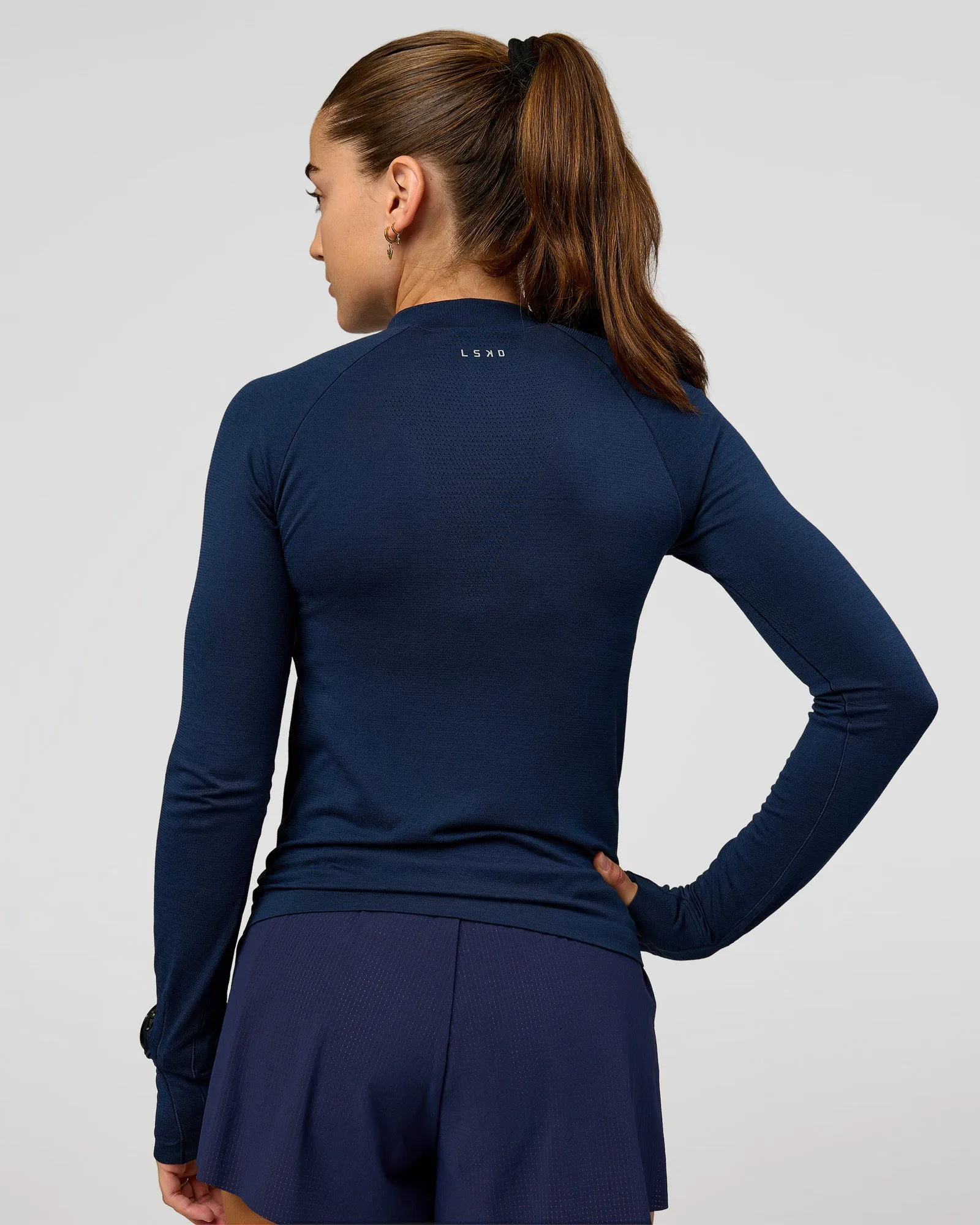 GG AeroFLX+ Long Sleeve Half Zip - Future Navy-Baltic Sea sold by LSKD product image thumbnail 4