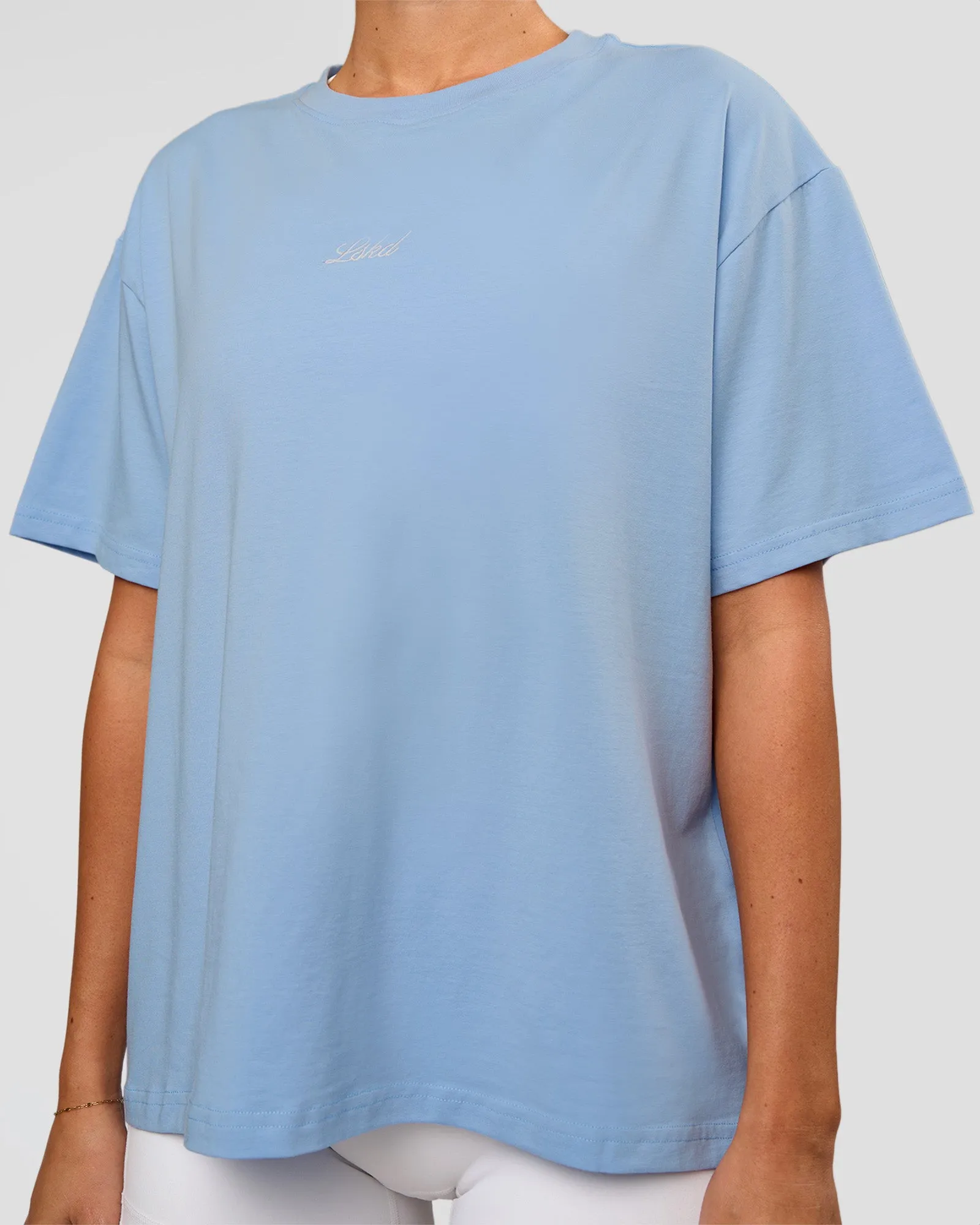 Go-To Script FLXCotton Oversized Tee - Open Air sold by LSKD product image thumbnail 2