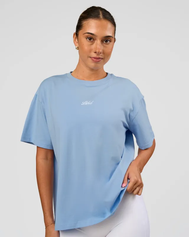 Go-To Script FLXCotton Oversized Tee - Open Air made by LSKD