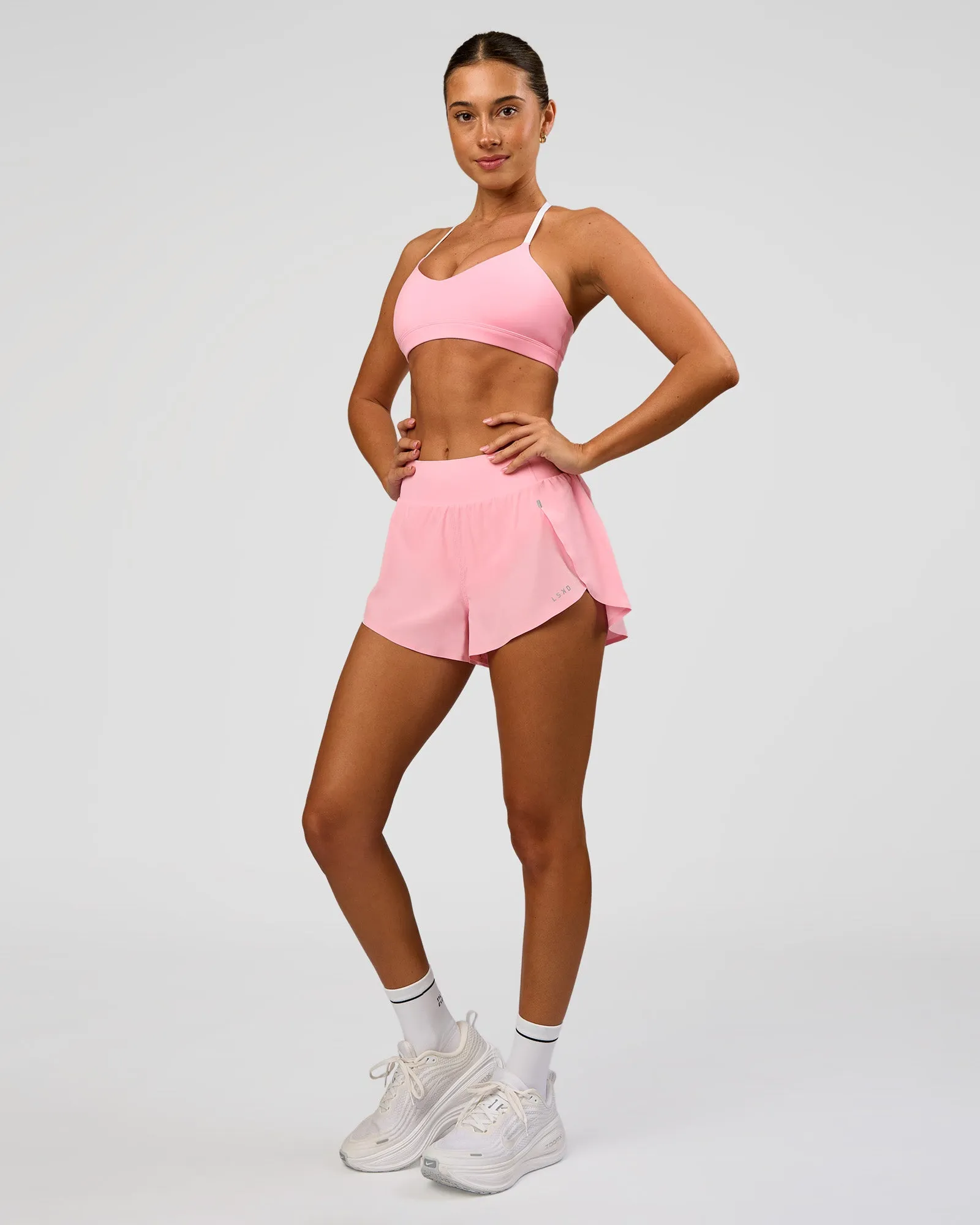 Pacer 3" Run Short - Pink Rose sold by LSKD product image thumbnail 3