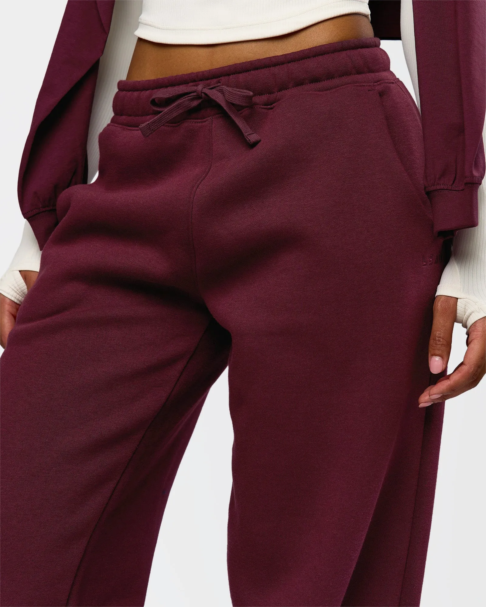 Go-To Oversized Track Pant - Cherry Lacquer sold by LSKD product image thumbnail 3