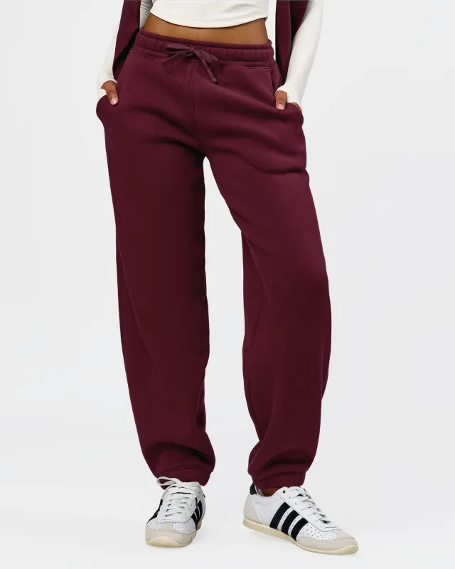 Go-To Oversized Track Pant - Cherry Lacquer made by LSKD