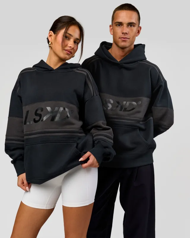 A-Team Oversized Hoodie - Caviar-Onyx made by LSKD