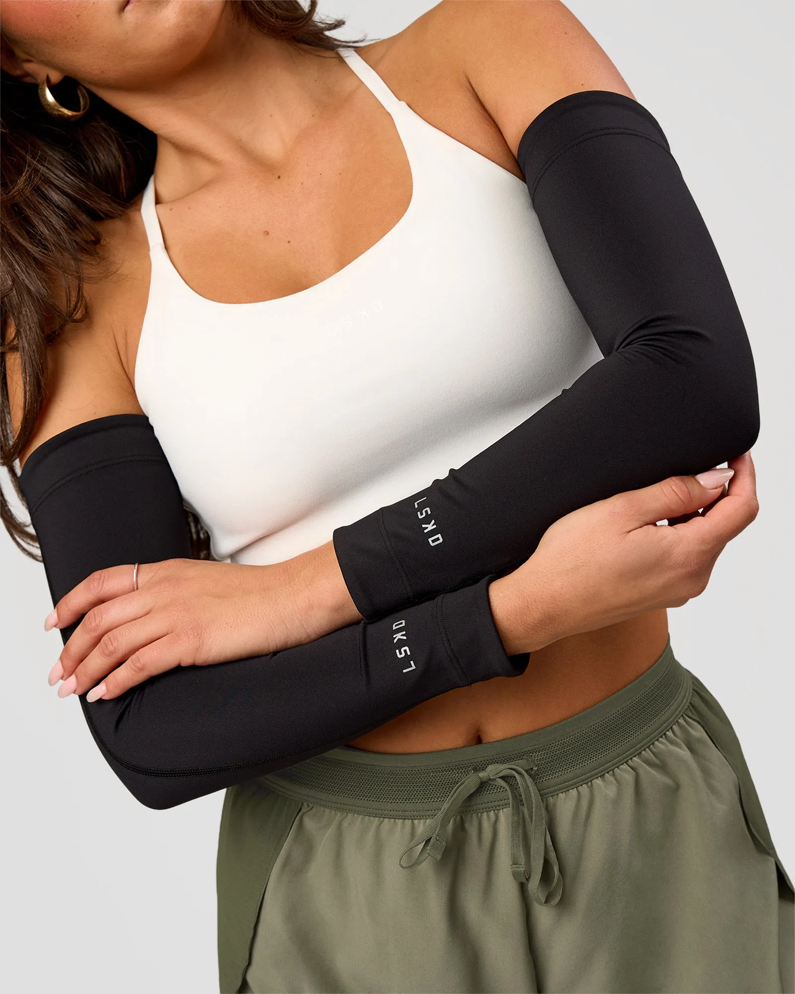 Pace Run Sleeves - Black sold by LSKD product image thumbnail 2