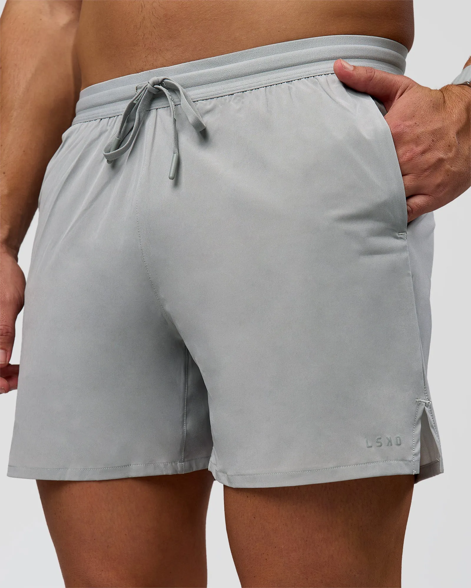 Pace 5" Lined Running Short - Alloy sold by LSKD product image thumbnail 2