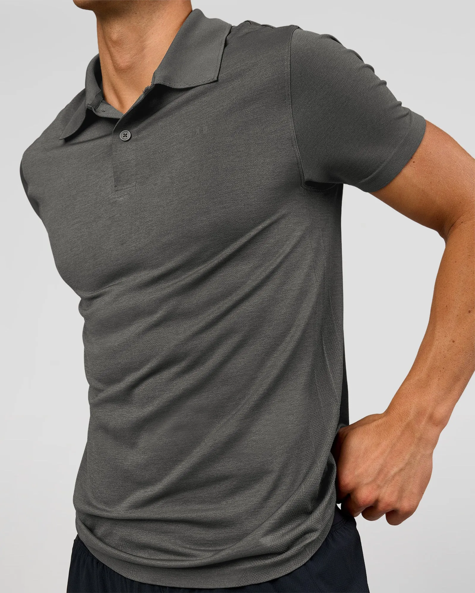 Drive Seamless Polo - Dark Storm sold by LSKD product image thumbnail 2