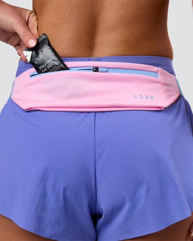 Accelerate Run Belt - Pink Rose-Open Air made by LSKD