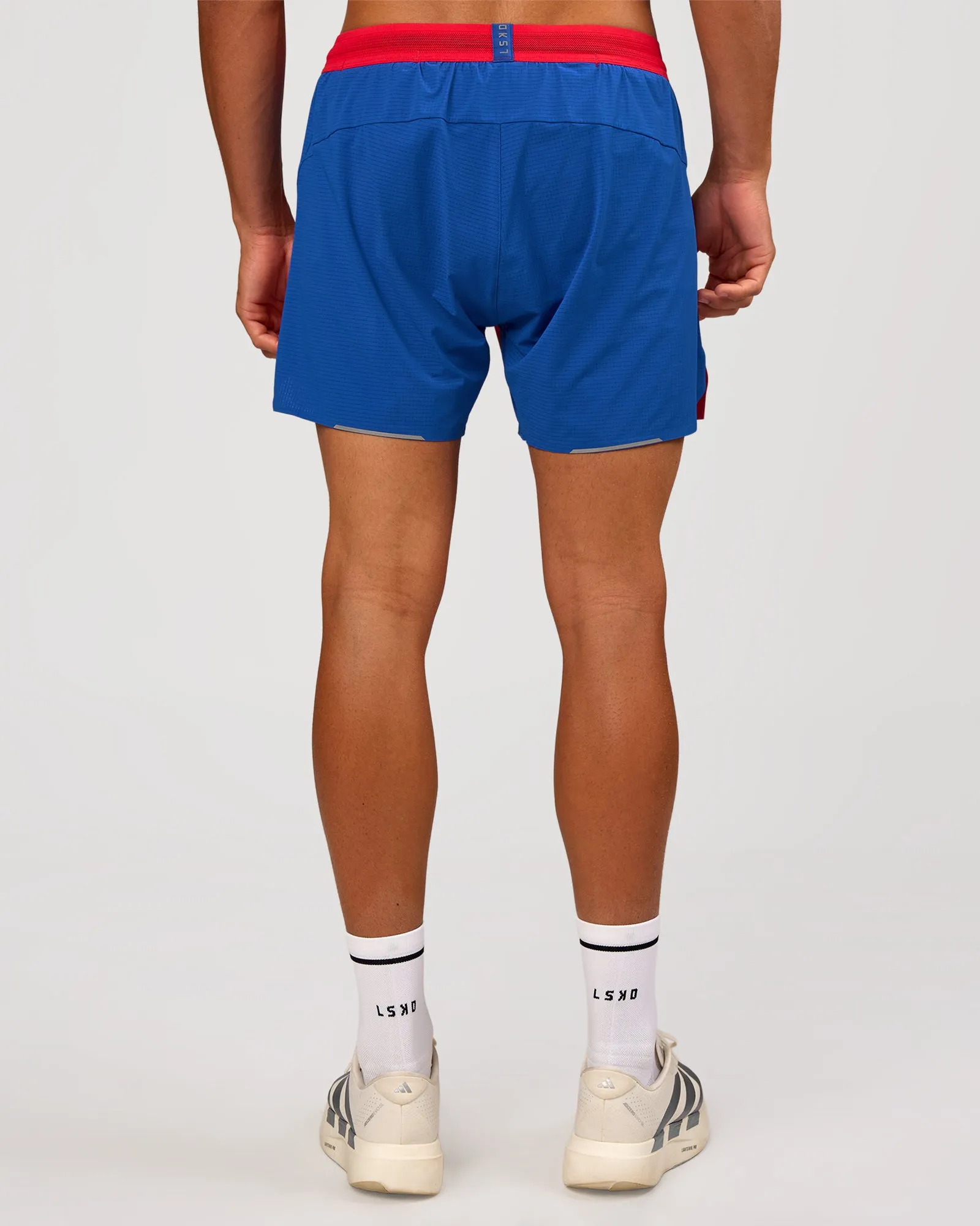 UltraAir 5" Lined Performance Short - Scarlet-Electric Indigo sold by LSKD product image thumbnail 4