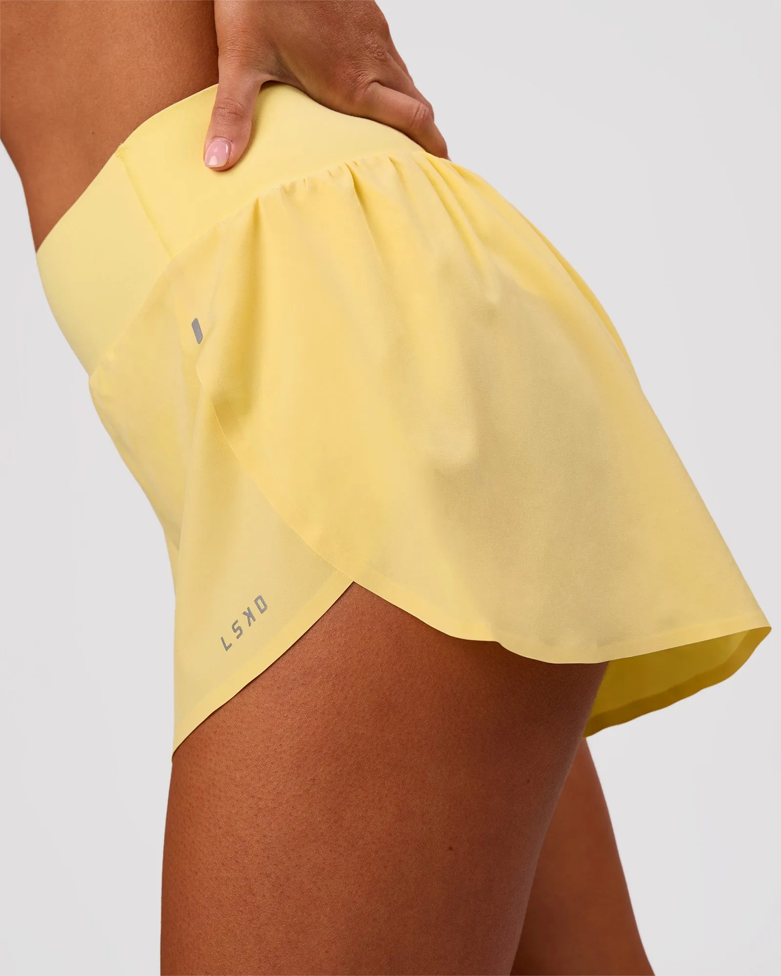 Pacer 3" Run Short - Lemon sold by LSKD product image thumbnail 5