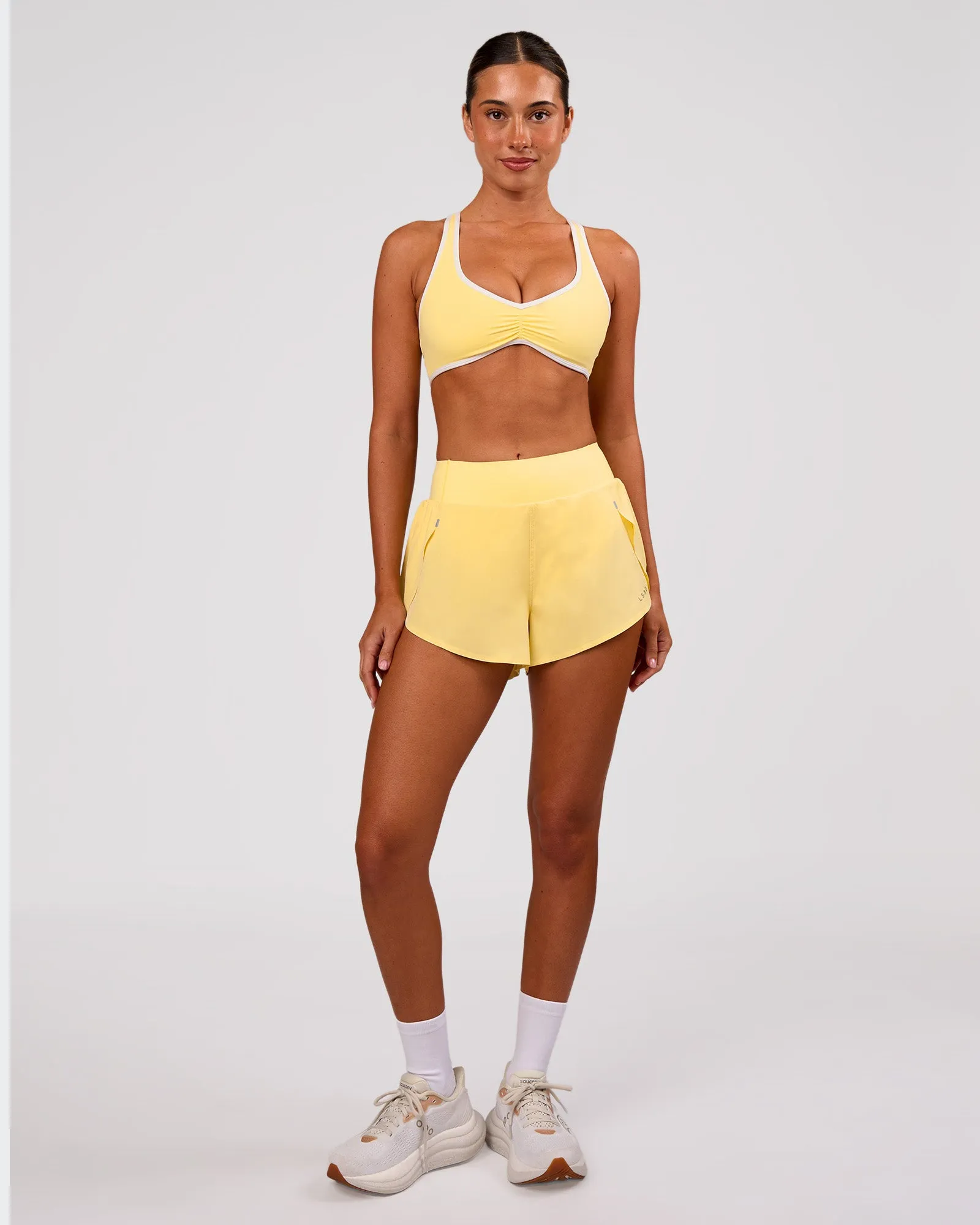 Pacer 3" Run Short - Lemon sold by LSKD product image thumbnail 3