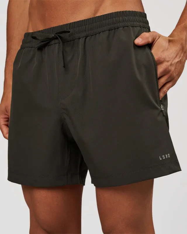 Rep 5" Performance Short - Onyx made by LSKD