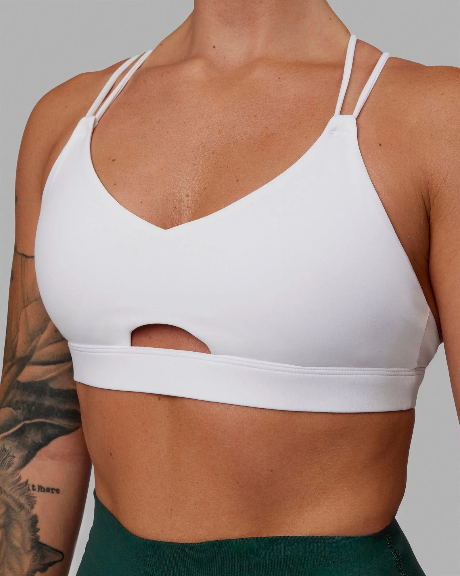 Pursue Sports Bra - White sold by LSKD