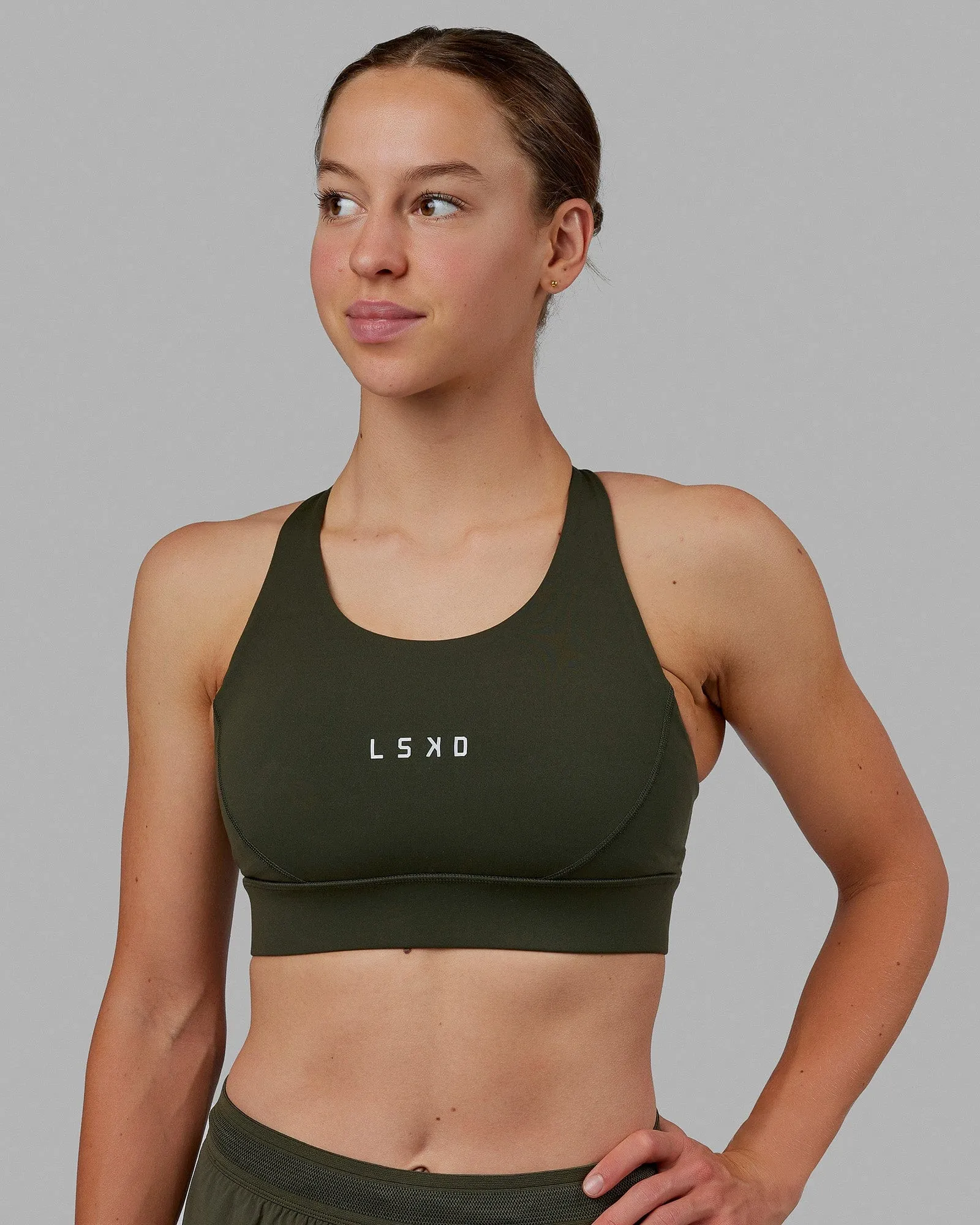 Propel Sports Bra - Forest Night sold by LSKD product image thumbnail 4