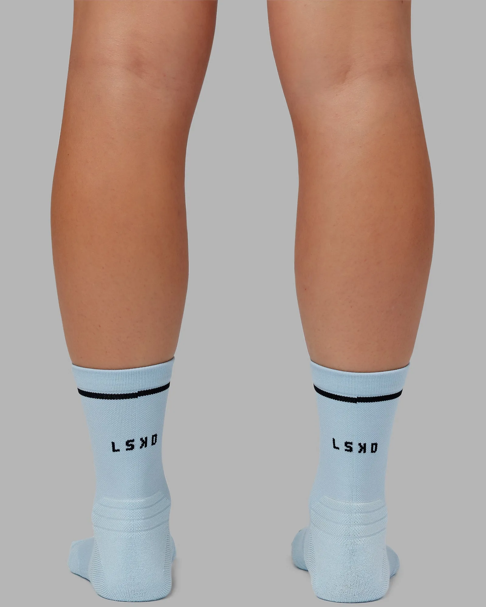 Fast Performance Quarter Socks - Glacial Blue-Black sold by LSKD product image thumbnail 2