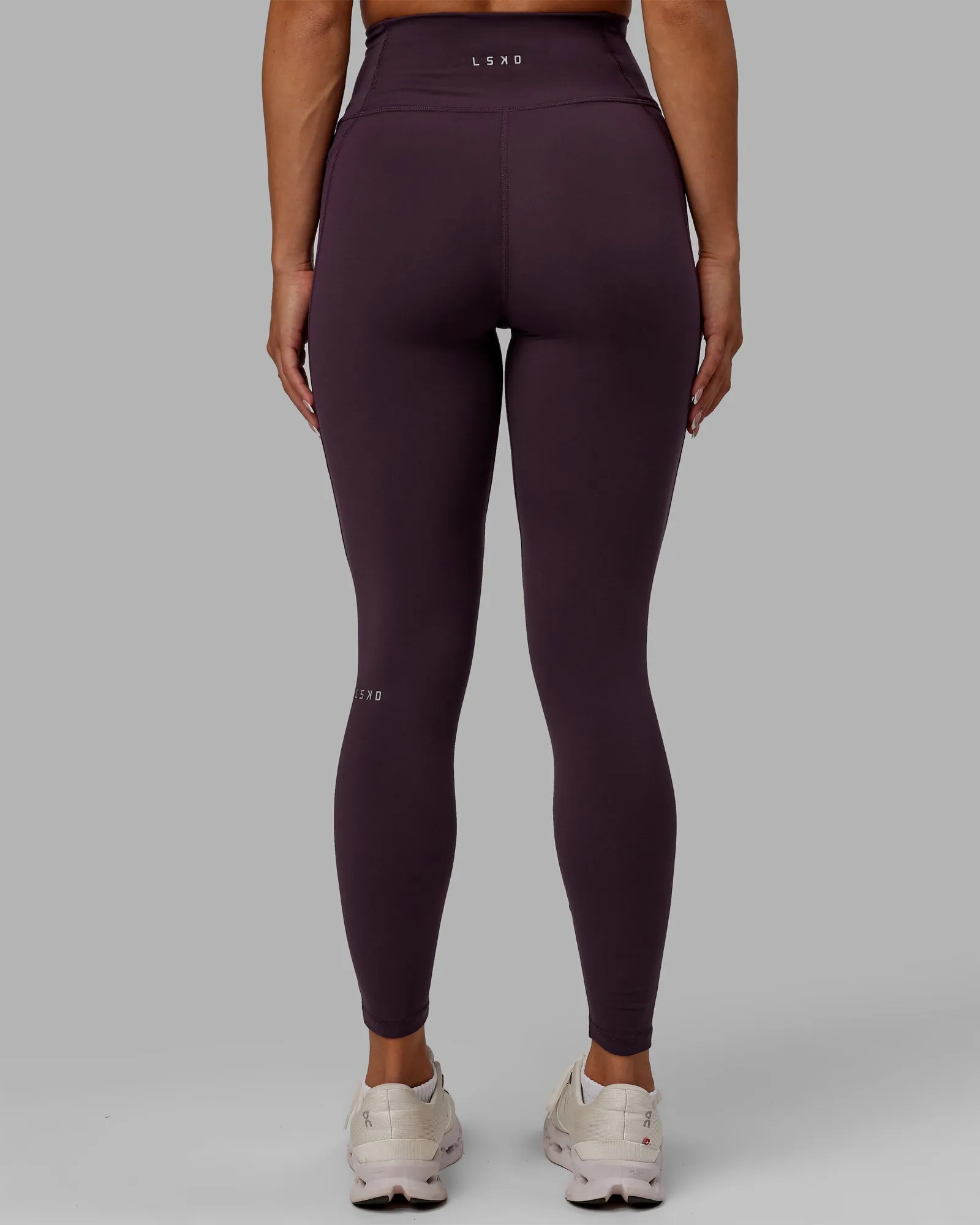 Fusion Full Length Tights - Midnight Plum sold by LSKD product image thumbnail 3