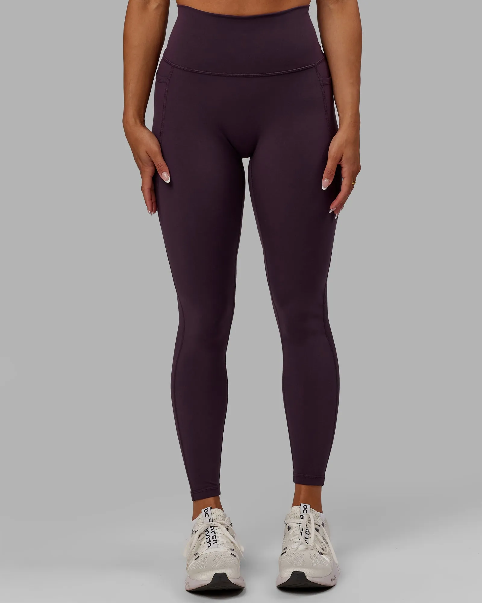 Fusion Full Length Tights - Midnight Plum sold by LSKD