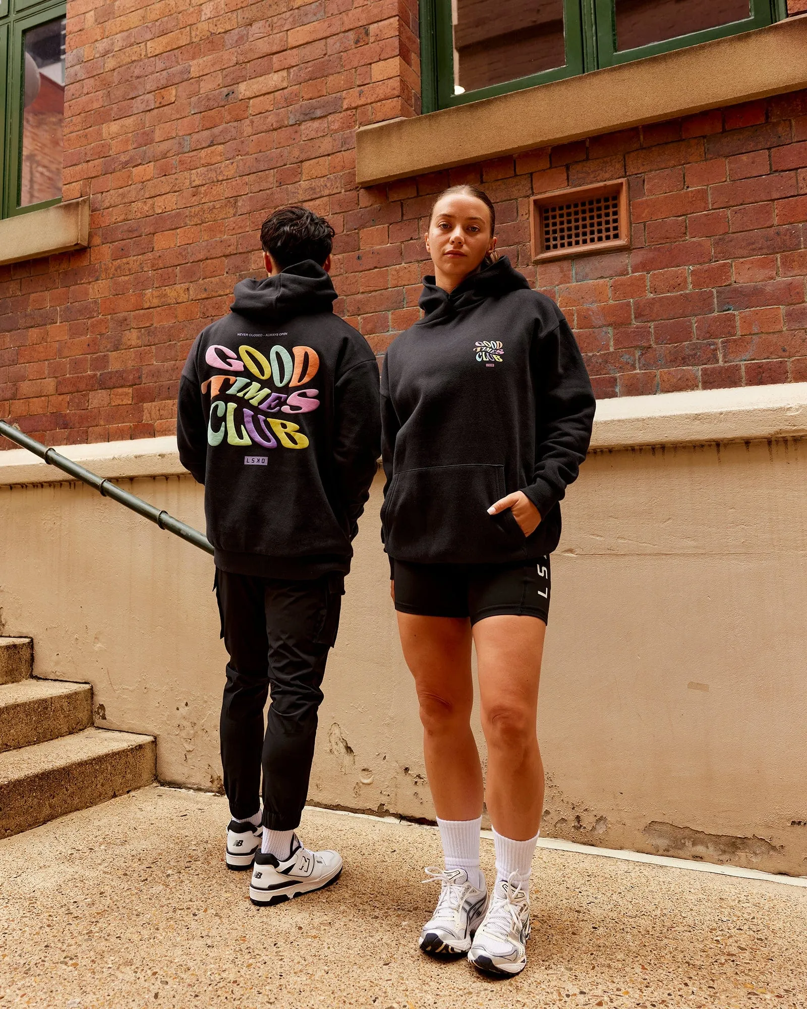 Unisex Good Times Hoodie Oversize - Phantom sold by LSKD