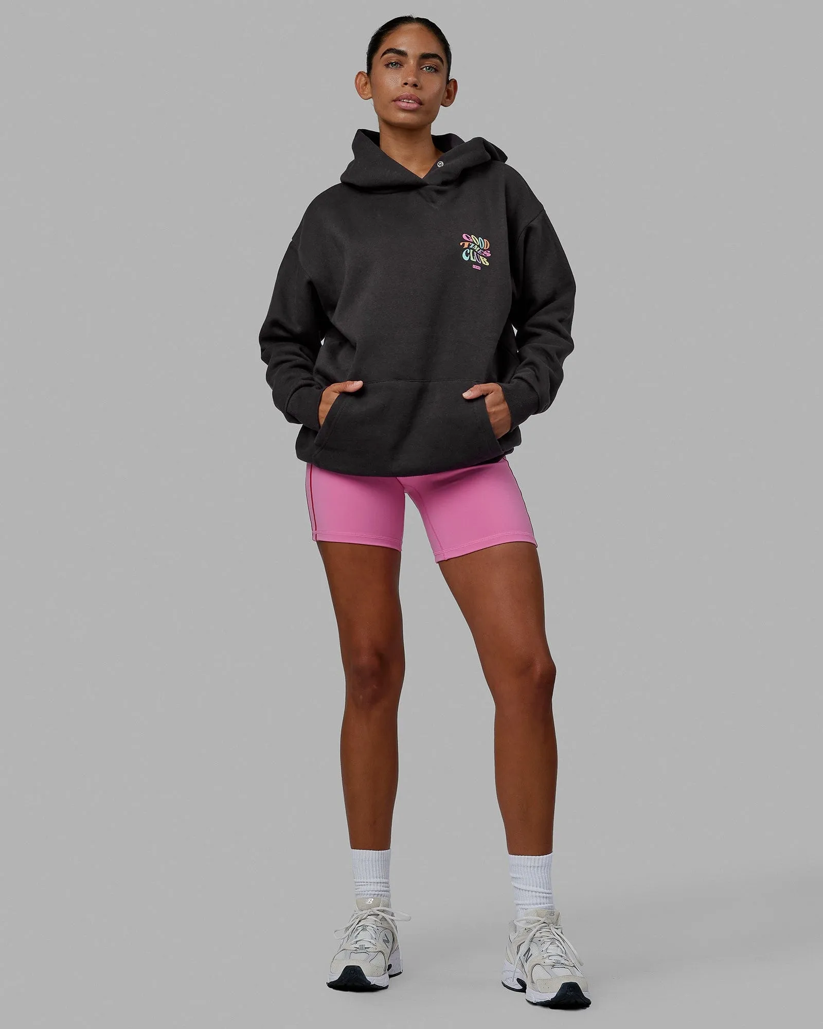 Unisex Good Times Hoodie Oversize - Phantom sold by LSKD product image thumbnail 4