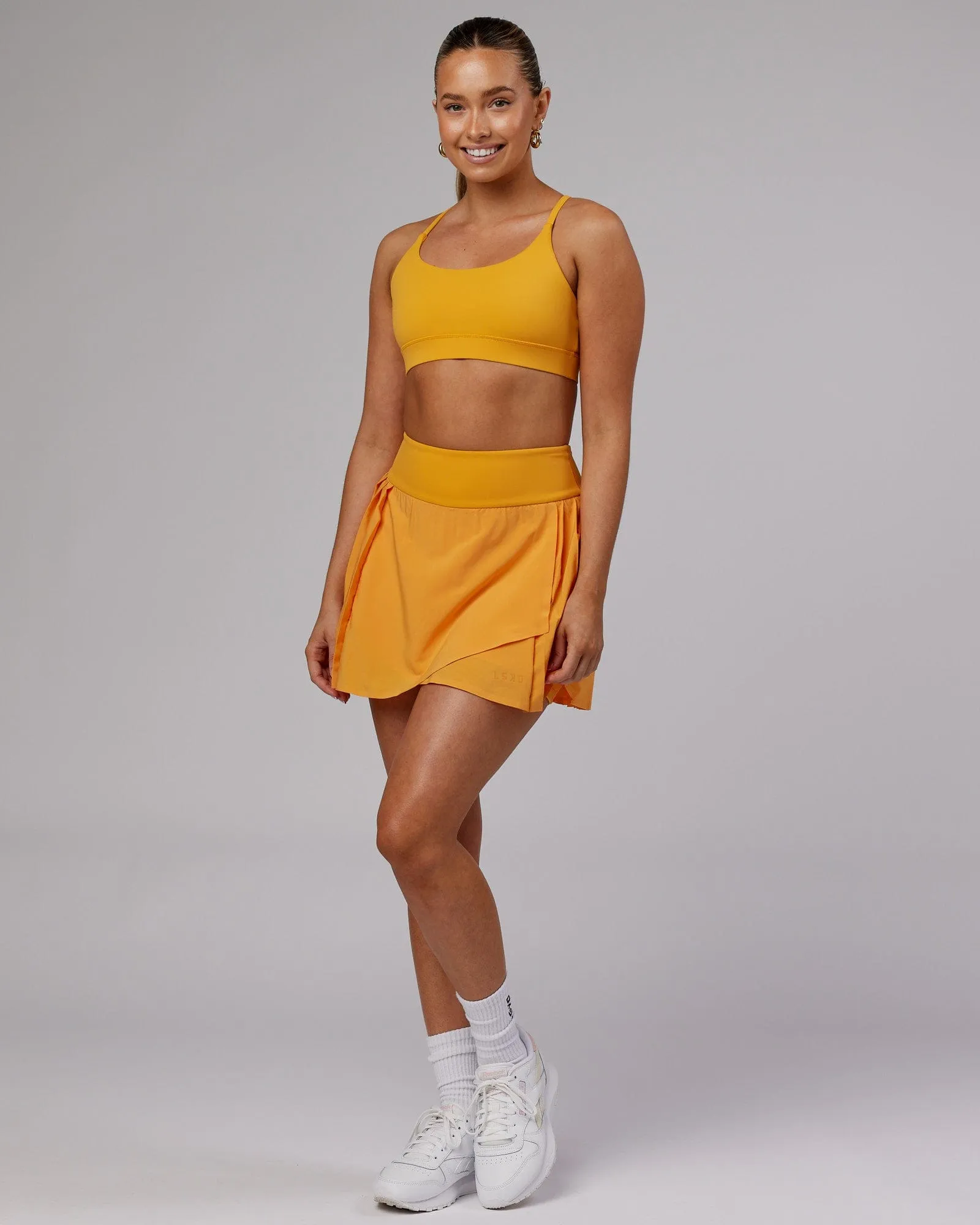 Rally Tennis Skirt - Butterscotch sold by LSKD product image thumbnail 3