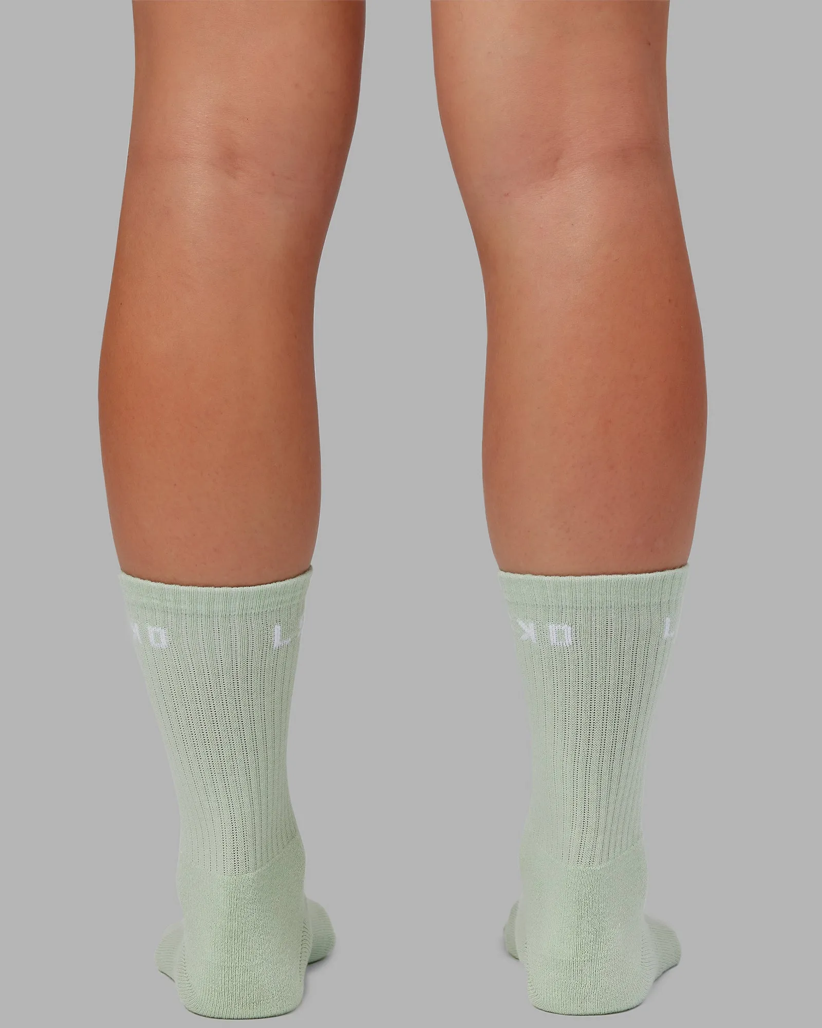 Daily 3 Pack Crew Sock - Glacial Blue-Surf Spray-Mellow Peach sold by LSKD product image thumbnail 5