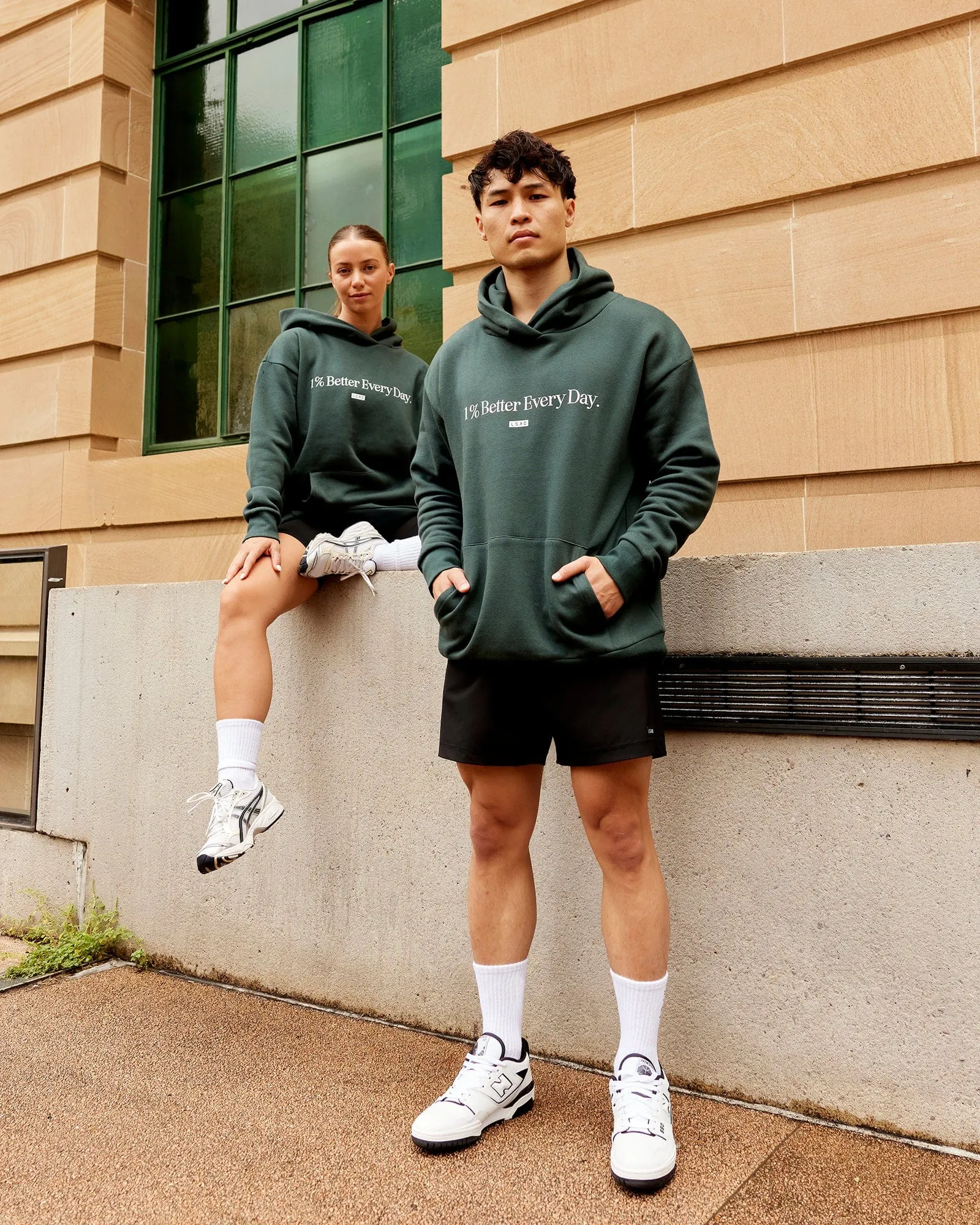 Unisex 1% Better Hoodie Oversize - Vital Green sold by LSKD product image thumbnail 5