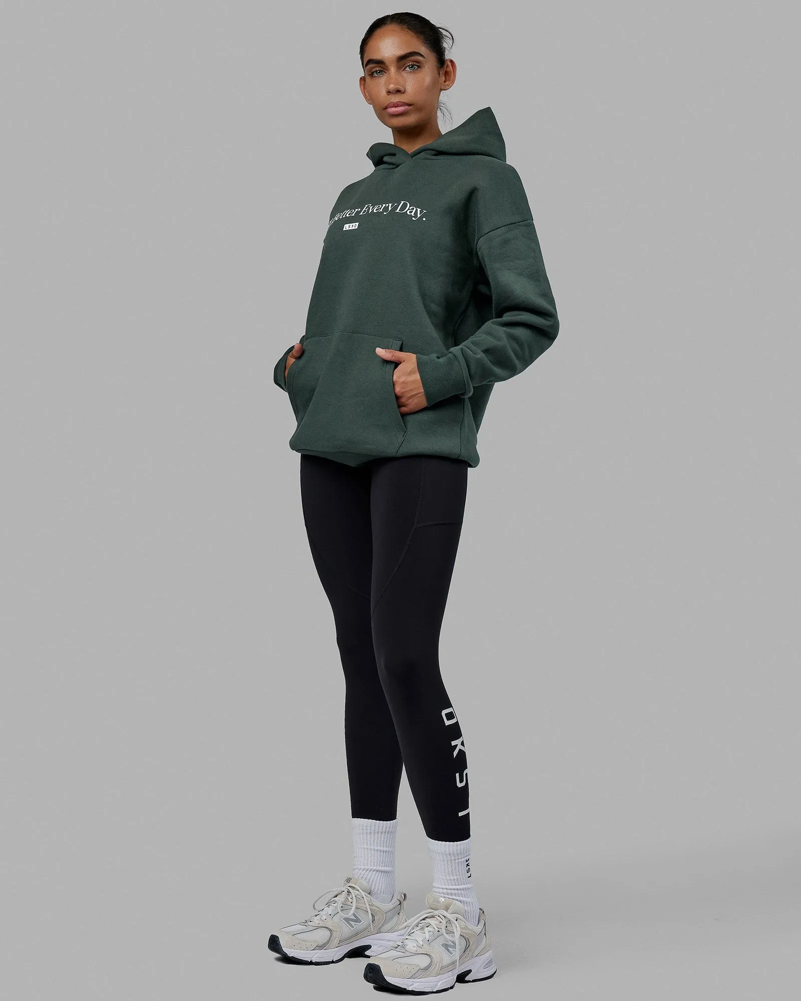 Unisex 1% Better Hoodie Oversize - Vital Green sold by LSKD product image thumbnail 3