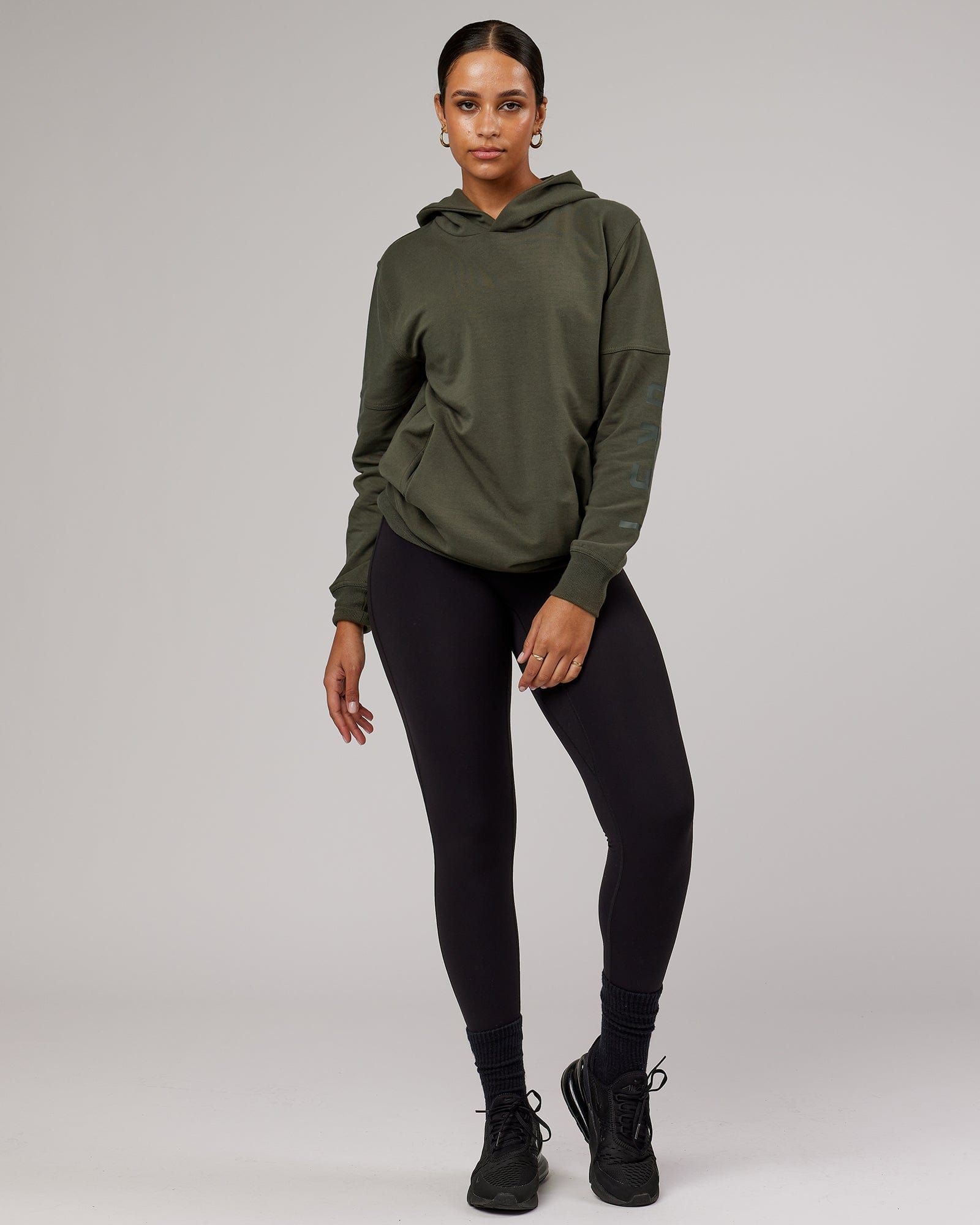 Unisex Direction FLXFleece Hoodie - Forest Night sold by LSKD product image thumbnail 5