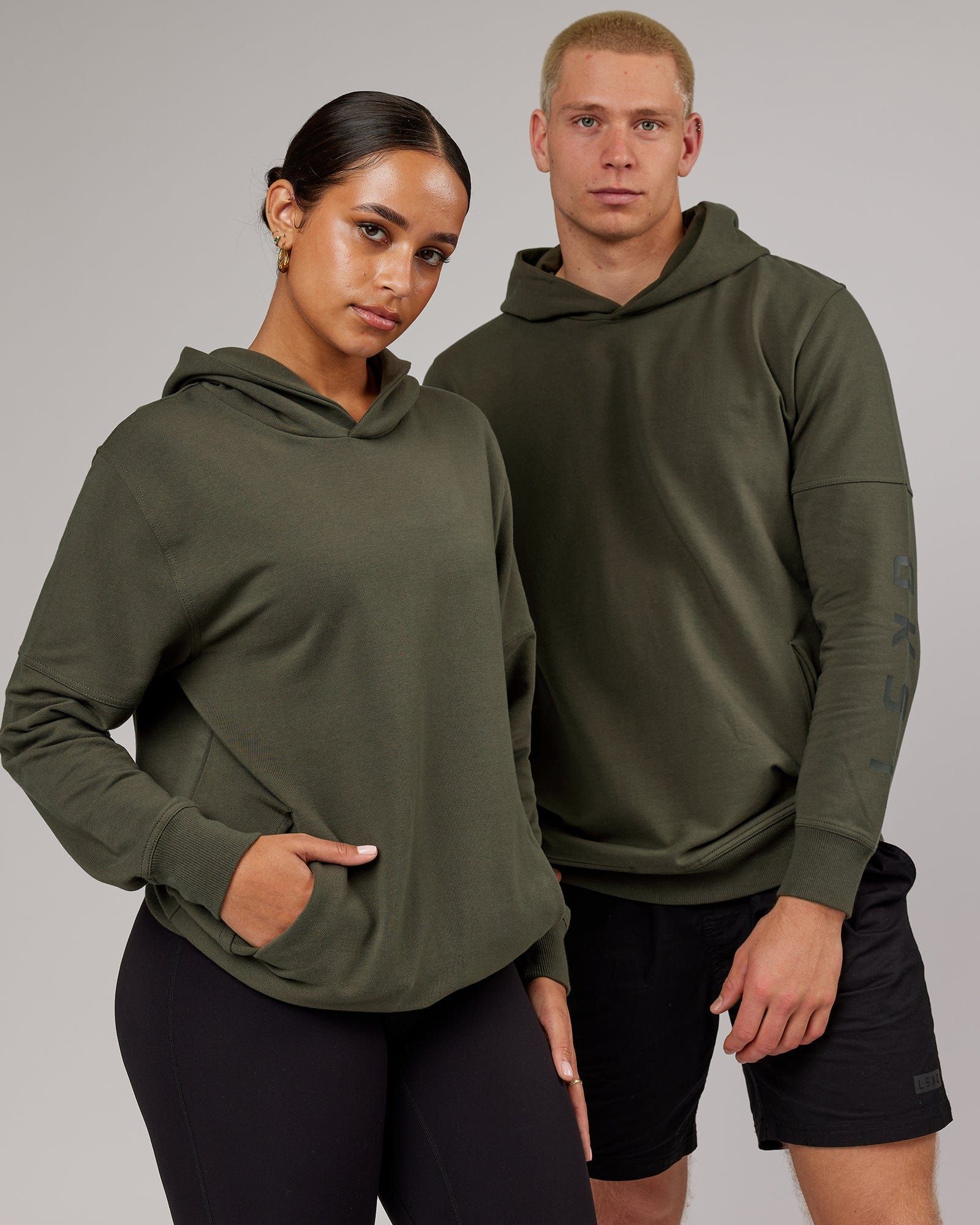 Unisex Direction FLXFleece Hoodie - Forest Night sold by LSKD