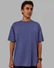 Unisex Love The Run FLXCotton Tee Oversize - Future Dusk-Galactic Lilac sold by LSKD