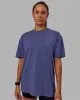 Unisex Love The Run FLXCotton Tee Oversize - Future Dusk-Galactic Lilac sold by LSKD