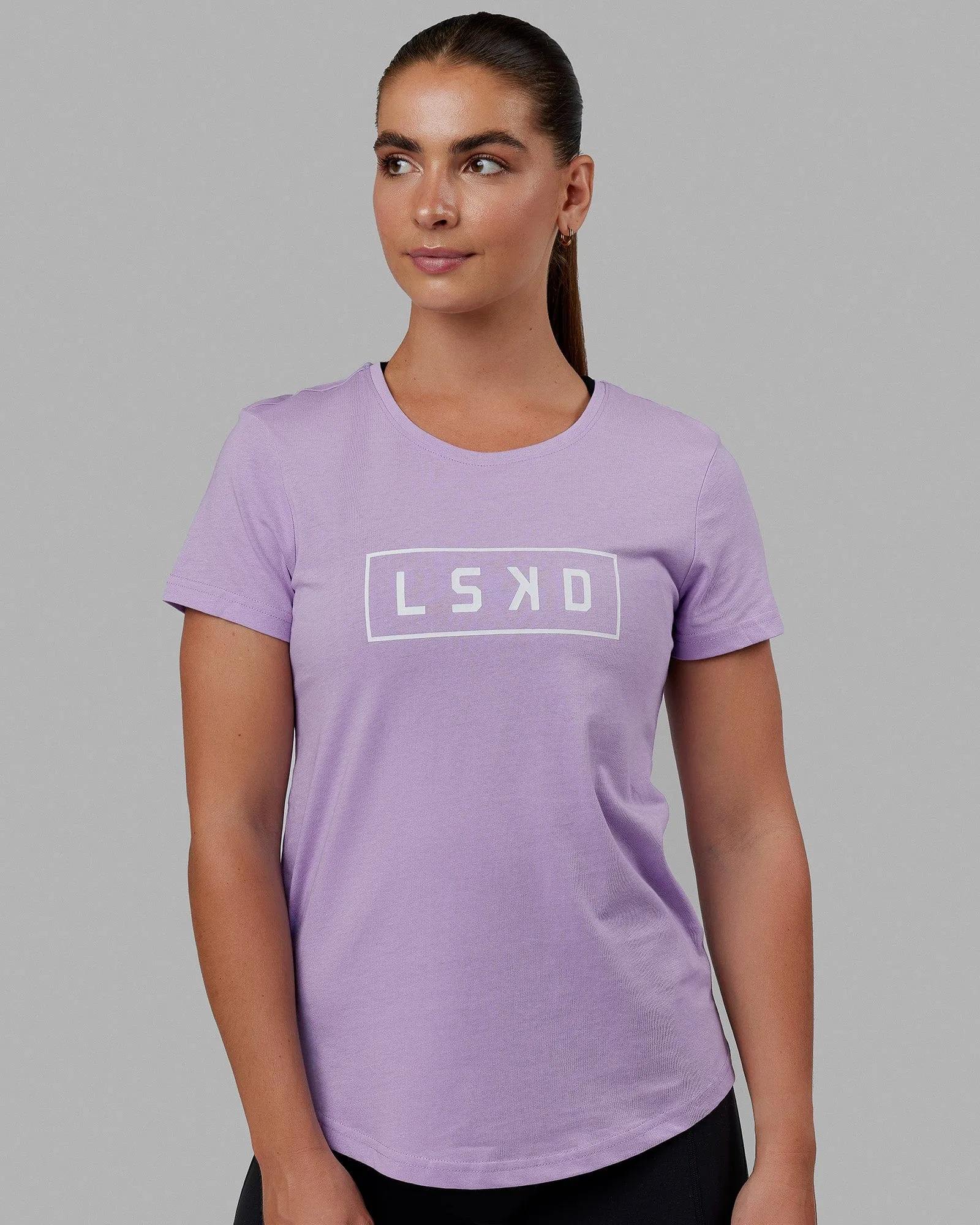 Luna Tee - Pale Lilac-White sold by LSKD product image thumbnail 3