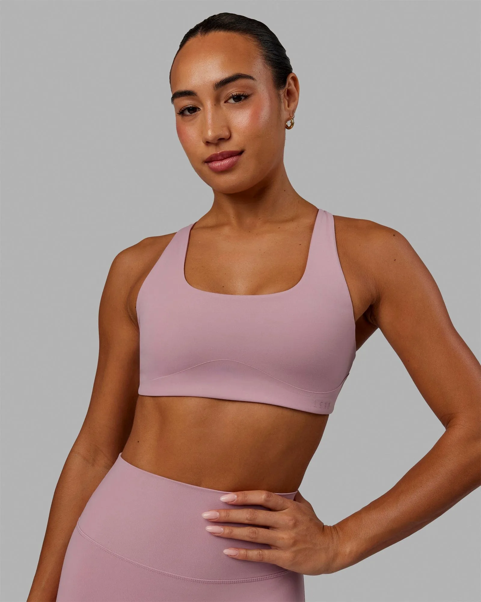 Aspire Sports Bra - Cosmetic Pink sold by LSKD