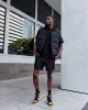 Energy Stretch 6" Performance Cargo Short - Black sold by LSKD