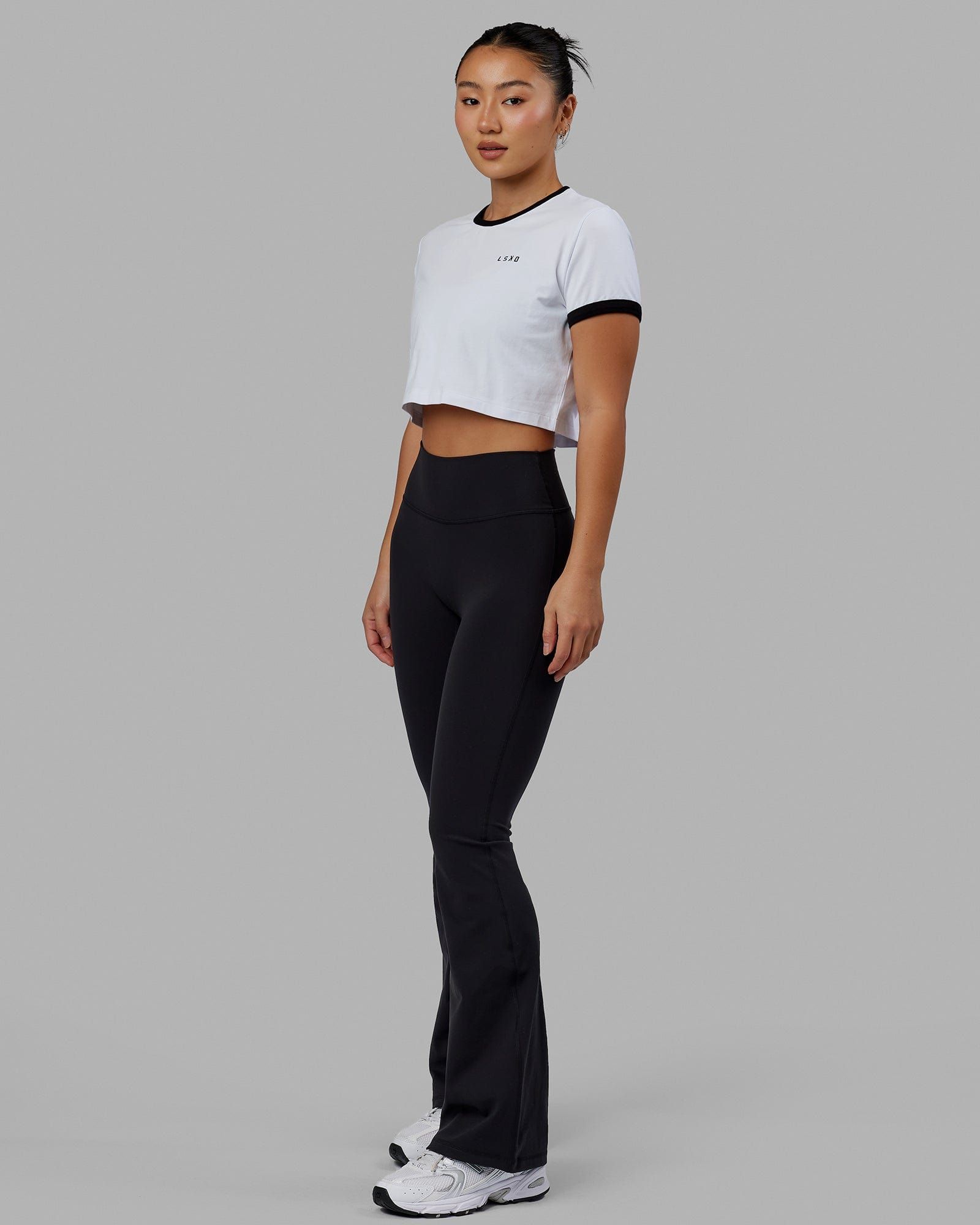 Excel Ringer Tee - White-Black sold by LSKD product image thumbnail 4