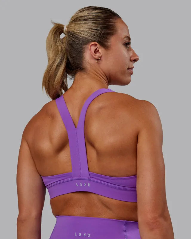 Advance Sports Bra - Purple Swirl sold by LSKD
