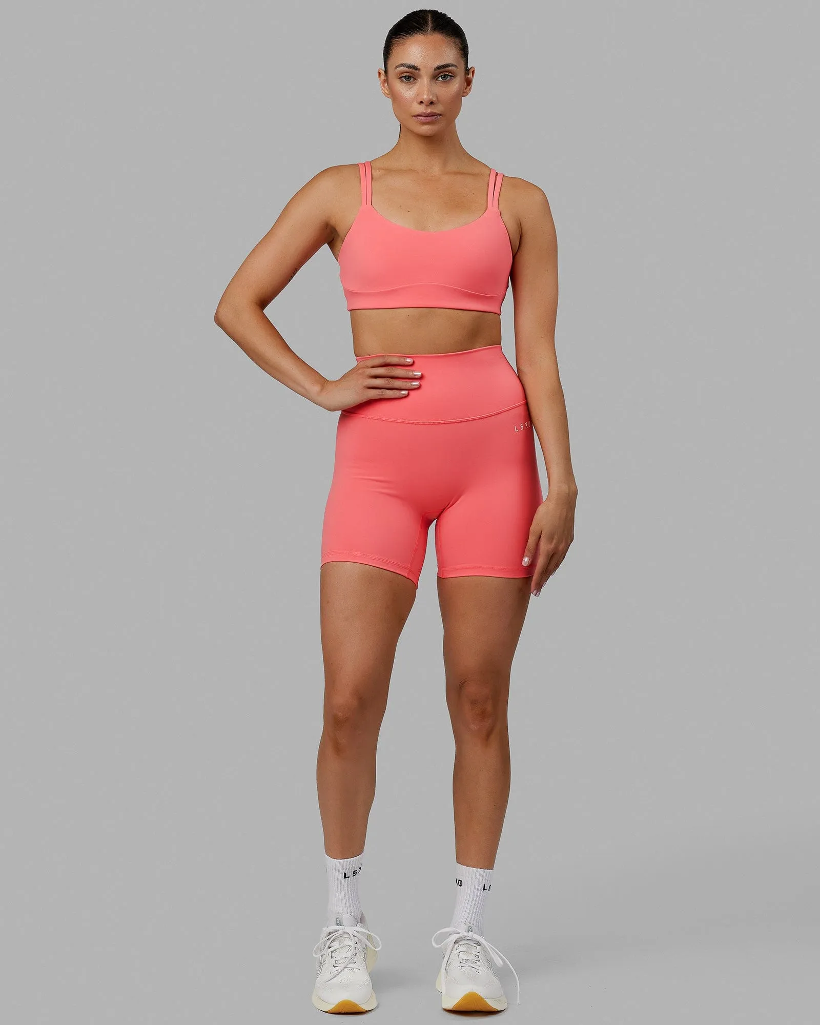 Structure Sports Bra - Coral sold by LSKD product image thumbnail 4
