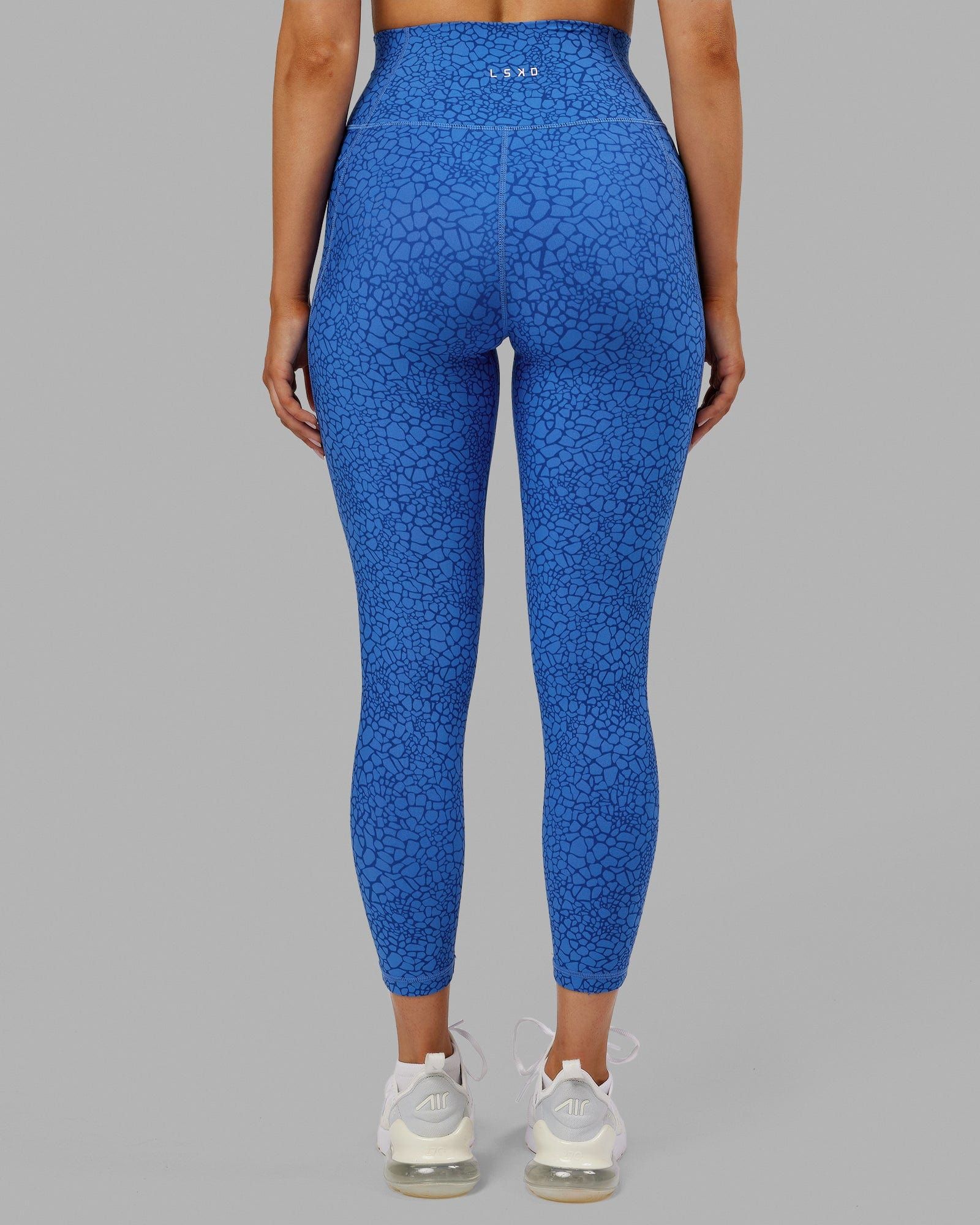 Fusion 7/8 Length Tights - Ocean Scale sold by LSKD product image thumbnail 4