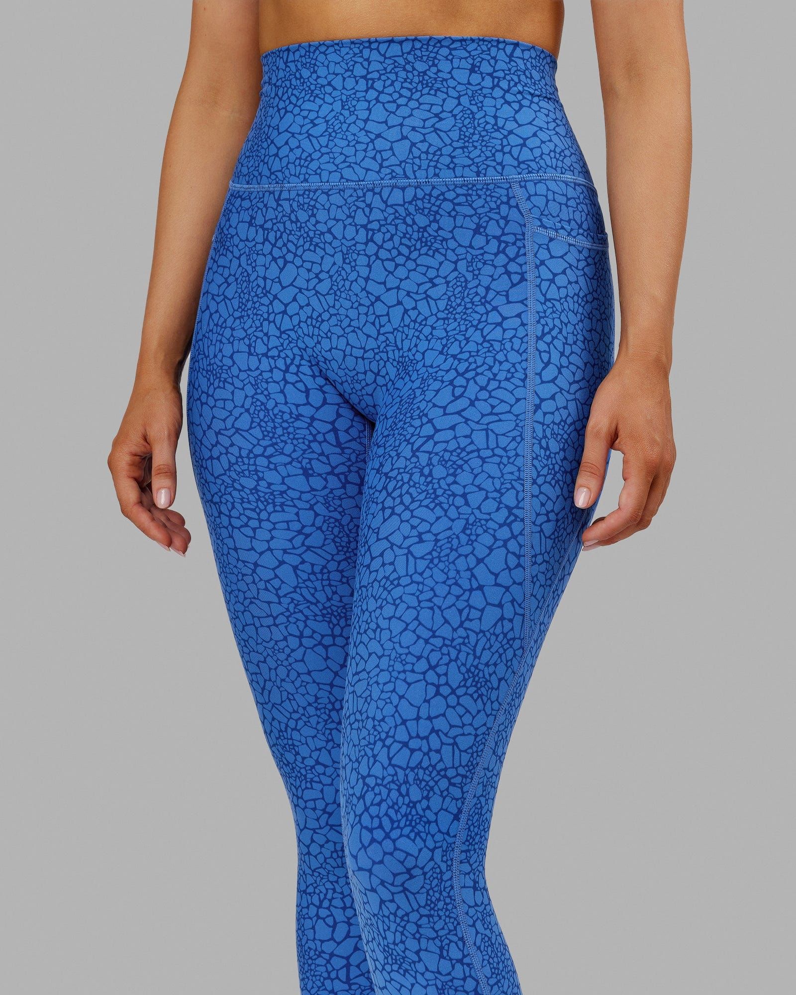 Fusion 7/8 Length Tights - Ocean Scale sold by LSKD product image thumbnail 3