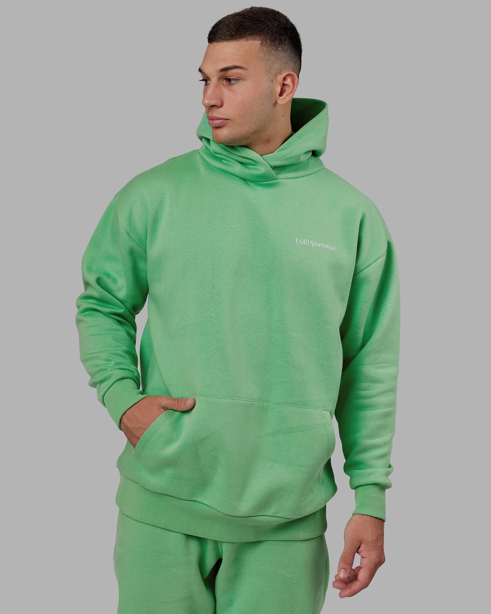 Unisex Motion Hoodie Oversize - Apple Mint sold by LSKD product image thumbnail 3