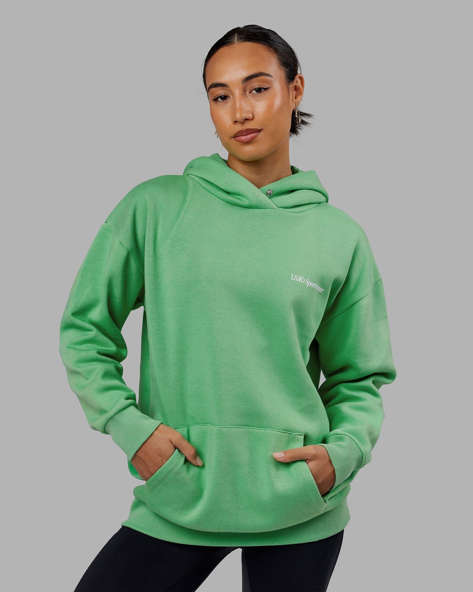 Unisex Motion Hoodie Oversize - Apple Mint sold by LSKD product image thumbnail 2