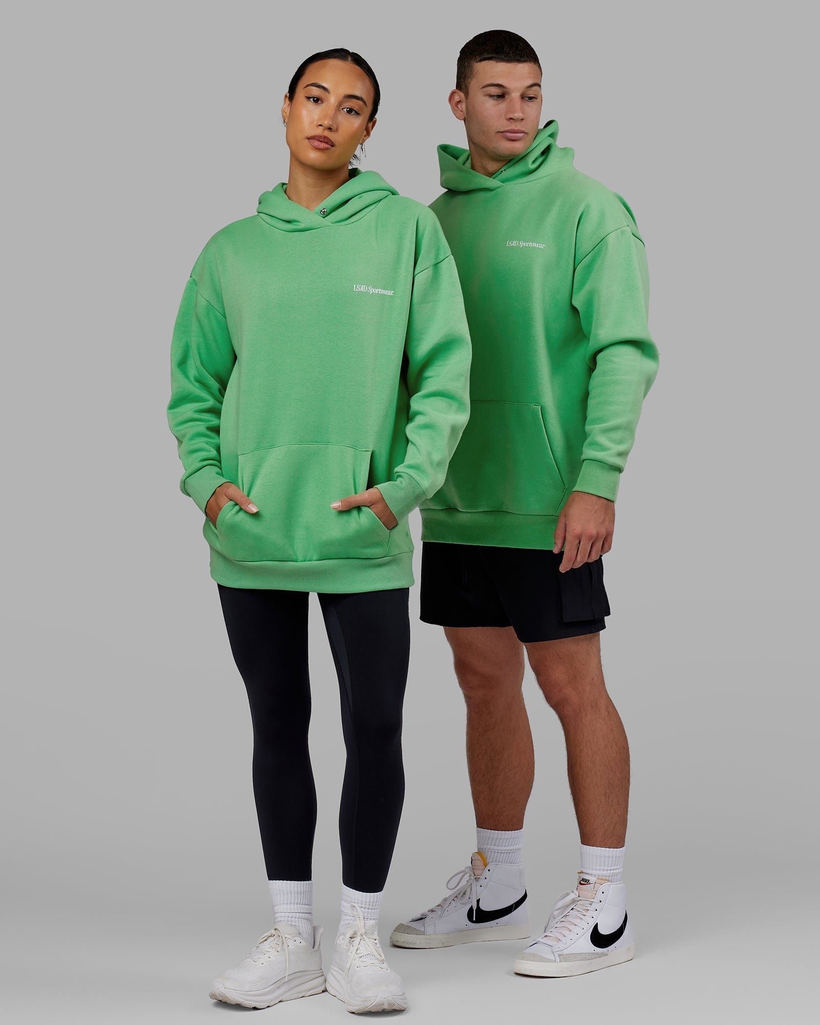 Unisex Motion Hoodie Oversize - Apple Mint sold by LSKD product image thumbnail 4