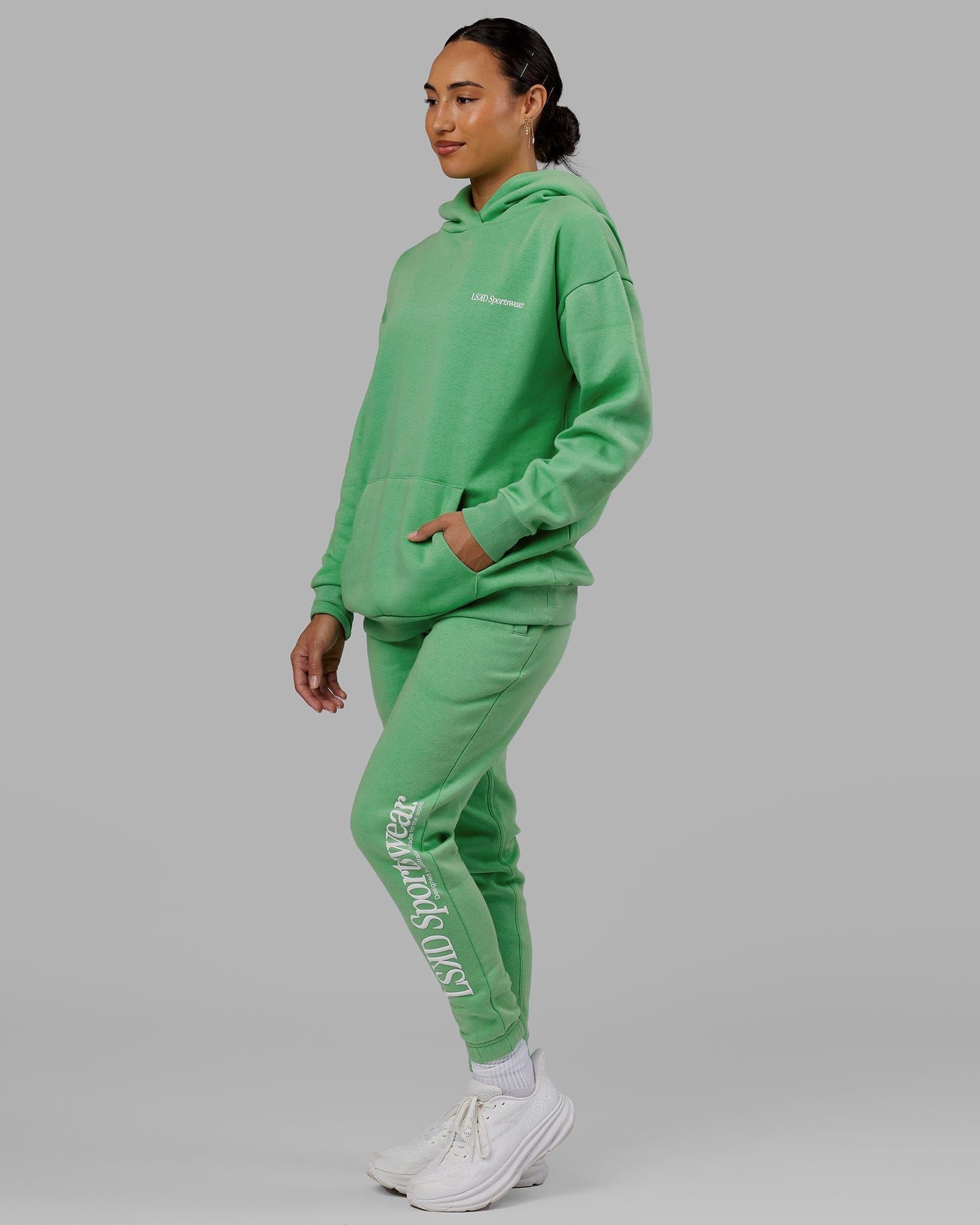 Unisex Motion Hoodie Oversize - Apple Mint sold by LSKD product image thumbnail 5
