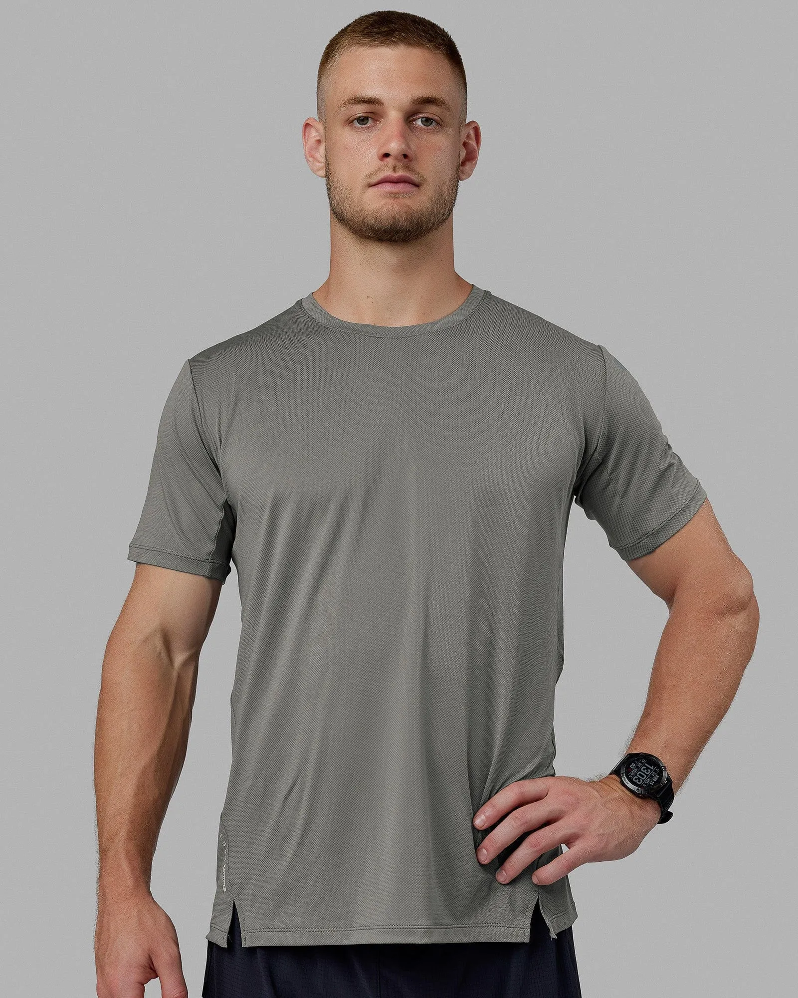 Pace Running Tee - Graphite sold by LSKD