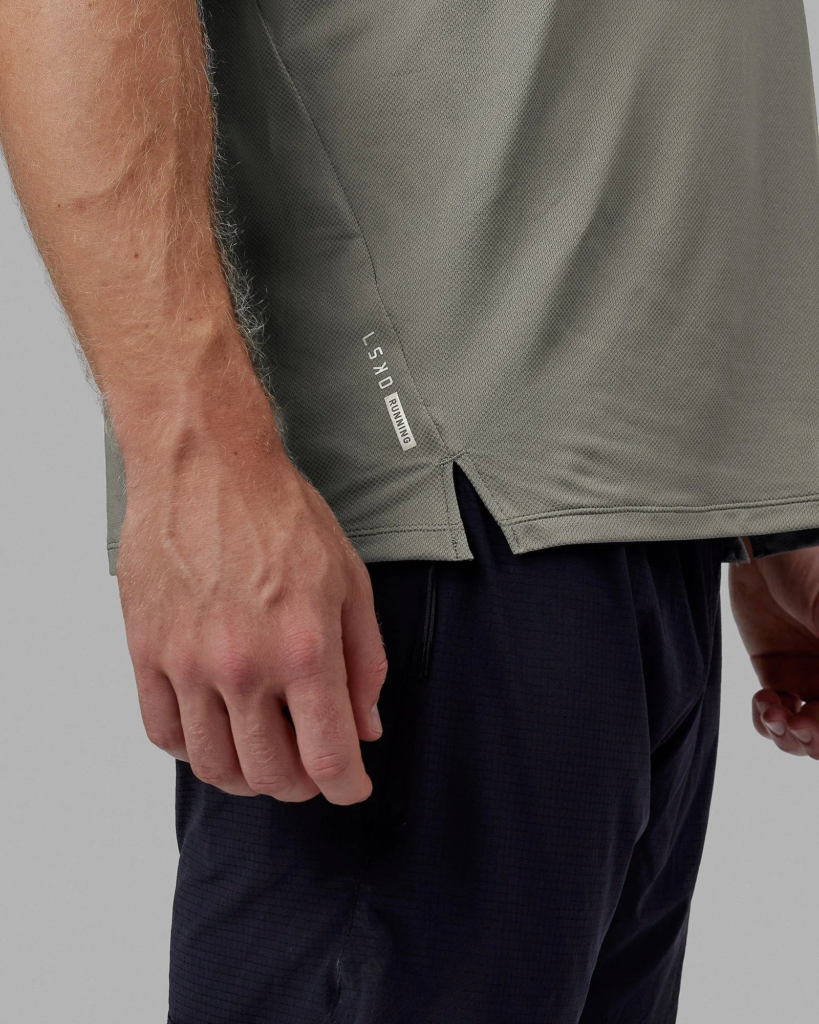 Pace Running Tee - Graphite sold by LSKD product image thumbnail 3