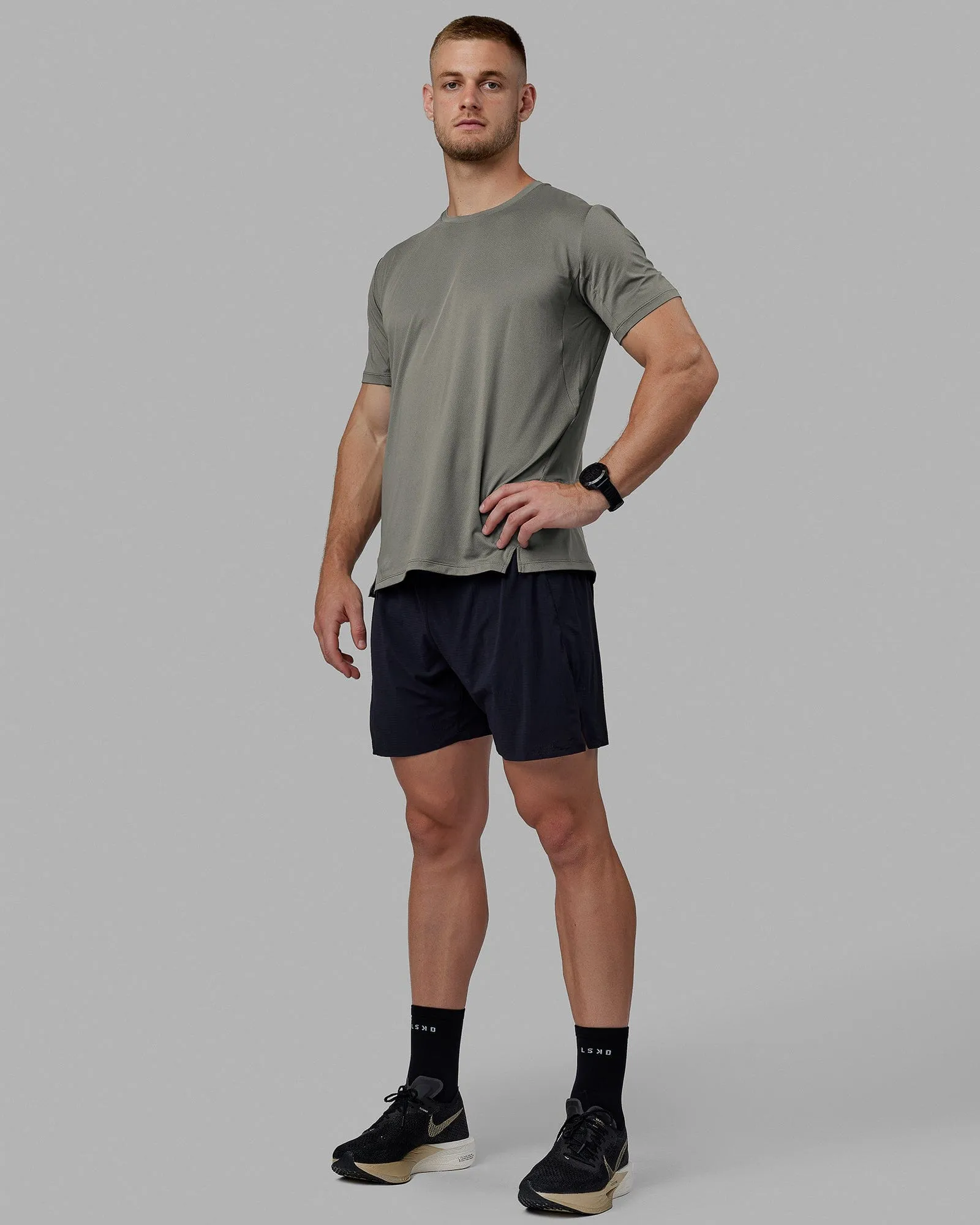 Pace Running Tee - Graphite sold by LSKD product image thumbnail 5