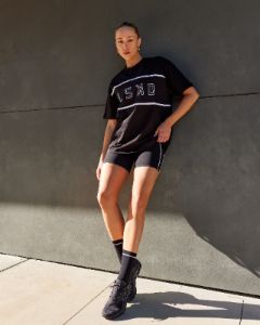 Unisex Aligned Heavyweight Tee Oversize - Black sold by LSKD