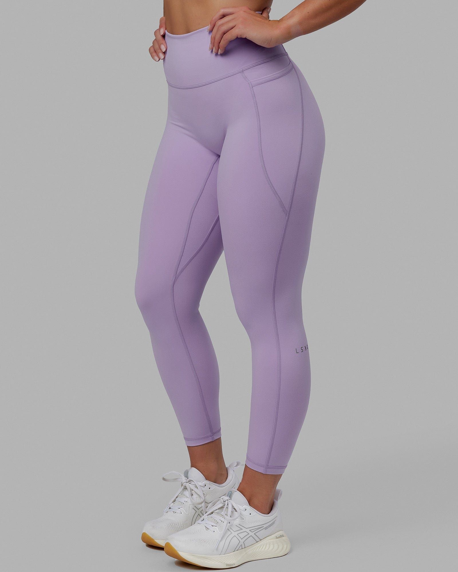 Fusion 7/8 Length Tights - Pale Lilac sold by LSKD product image thumbnail 2